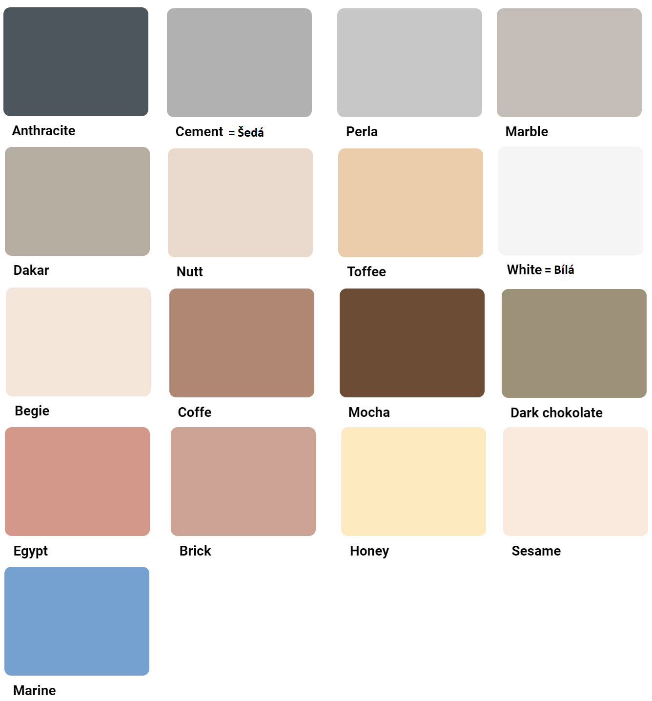 webercolor comfort spárovací hmota
